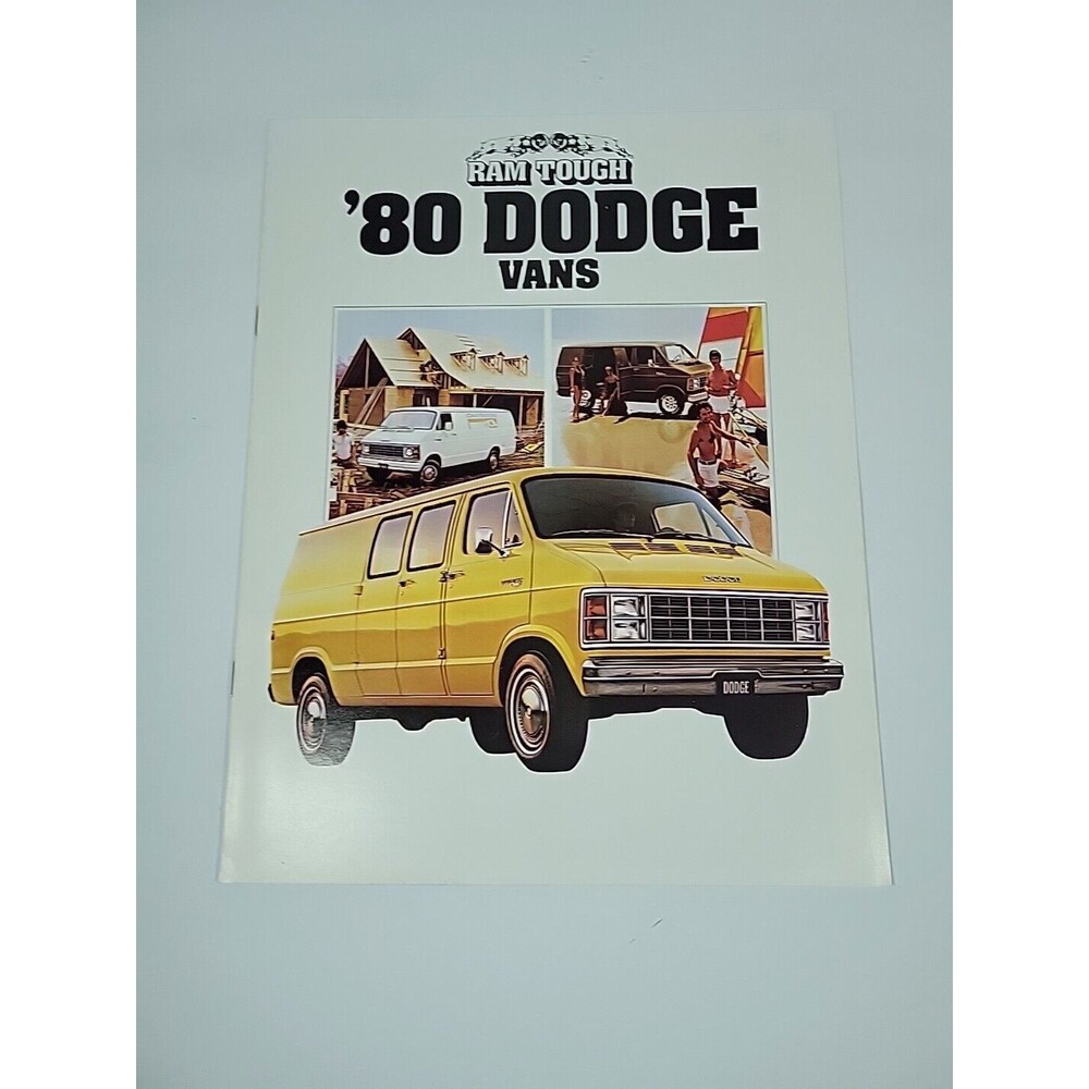 1980 DODGE VAN SALES CATALOG  / ORIGINAL DEALERSHIP BROCHURE